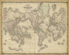 Johnson's Map of the World