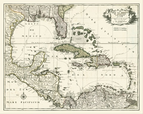 Map of the Gulf of Mexico