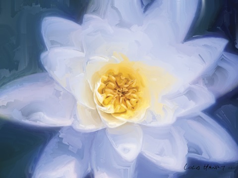 Painterly Flower III