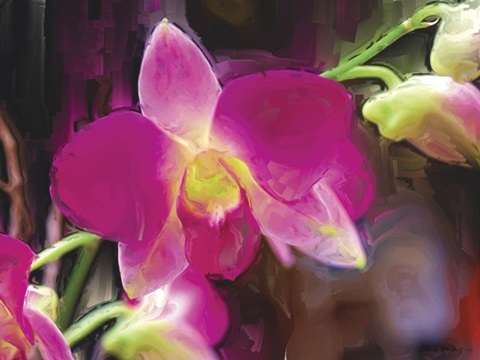 Painterly Flower V