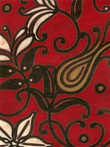Scarlet Textile I
