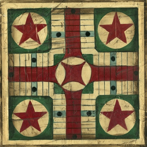 Antique Parcheesi