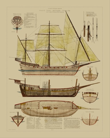 Antique Ship Plan II