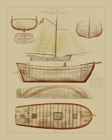 Antique Ship Plan III