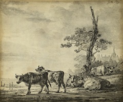 Pastoral Etching I