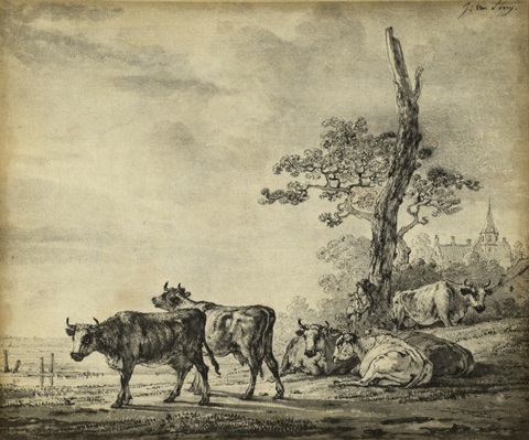 Pastoral Etching I