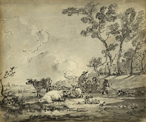 Pastoral Etching II