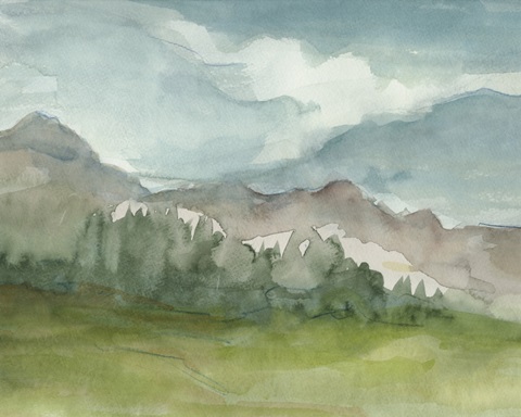 Plein Air Mountain View II