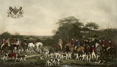 Sir Richard Sutton and the Quorn Hounds