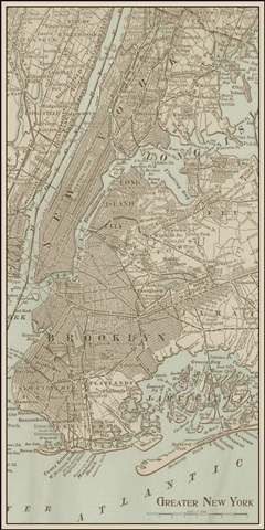 Tinted Map of New York