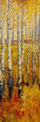 Vivid Birch Forest II