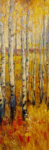 Vivid Birch Forest II