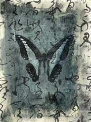 Butterfly Calligraphy IV