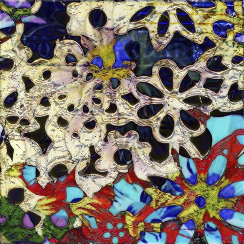 Bejeweled Woodblock I