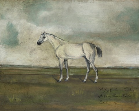 A Grey Hunter in a Landscape