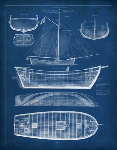 Antique Ship Blueprint II