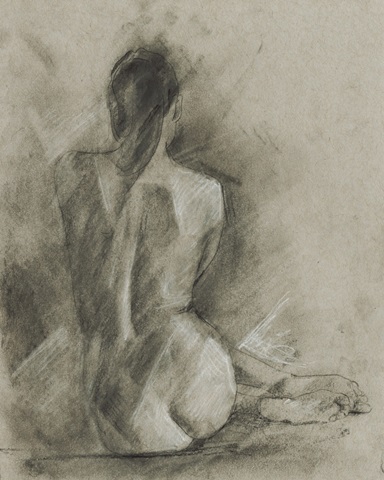 Charcoal Figure Study I