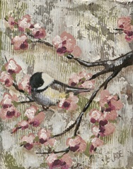 Cherry Blossom Bird II