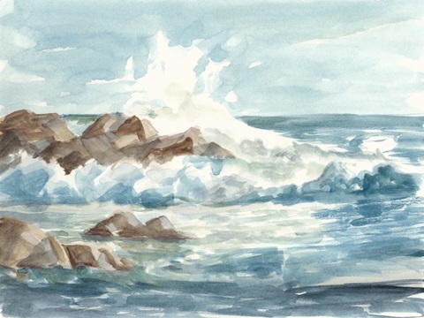 Coastal Watercolor I