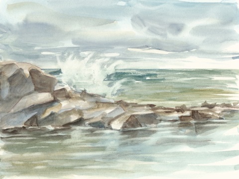 Coastal Watercolor IV