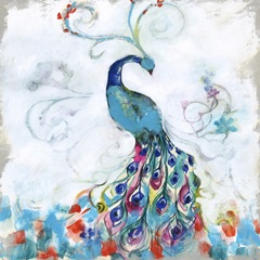 Confetti Peacock I