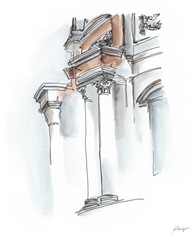 European Watercolor Sketches IV