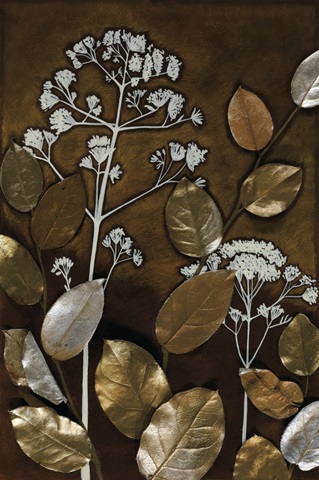 Gilded Leaf Collage II