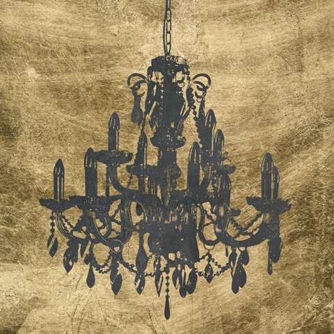 Gilt Chandelier VII