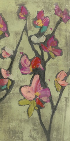 Impasto Flowers III