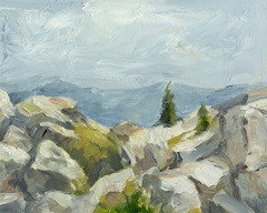 Impasto Mountainside III