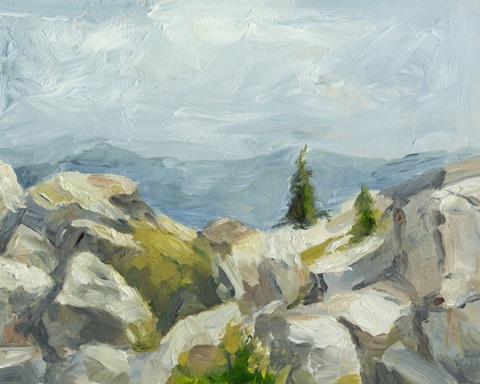 Impasto Mountainside III