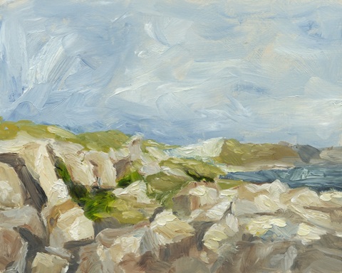 Impasto Mountainside IV