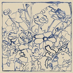 Indigo Floral Sketch II