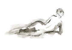Ink Figure Study I