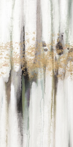 Falling Gold Leaf I