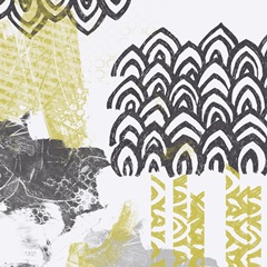 Block Print Abstract I