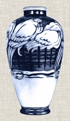 Blue and White Vase VI