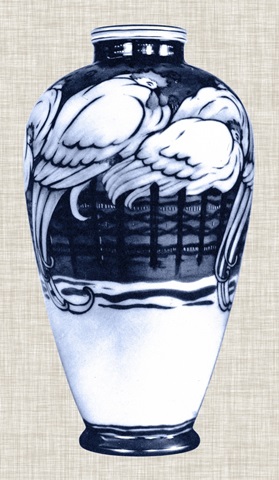Blue and White Vase VI
