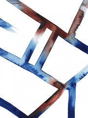 Blue and Red Chutes I