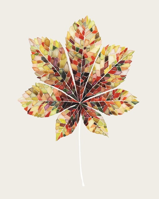 Fall Mosaic Leaf IV