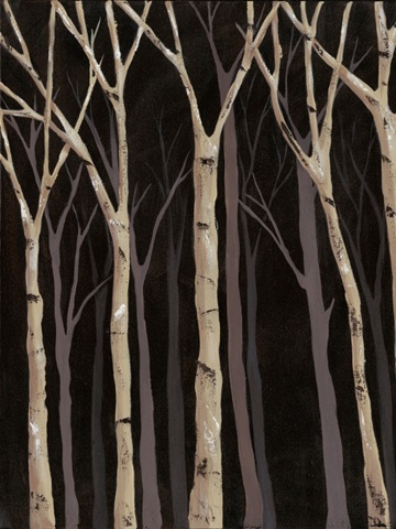 Midnight Birches I
