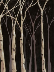 Midnight Birches II