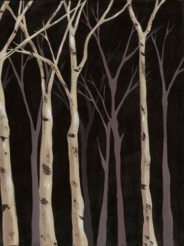 Midnight Birches II