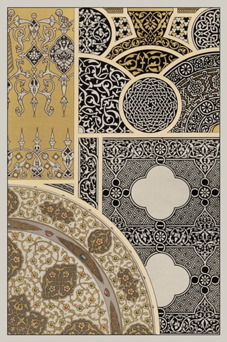 Ornament in Gold and Silver III