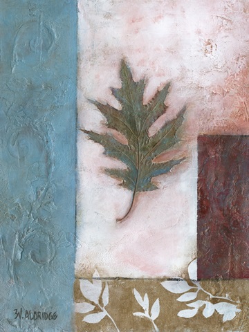 Painterly Leaf Collage I