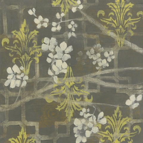 Patterned Blossom Branch I