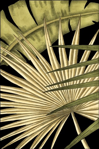 Rustic Tropical Leaves I