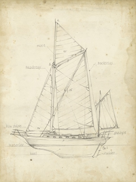 Sailboat Blueprint V