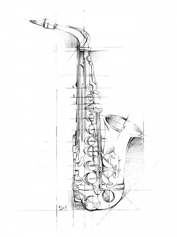 Saxophone Sketch