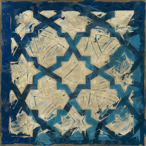 Stained Glass Indigo I